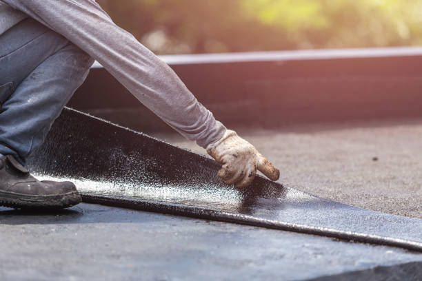 Professional Exterior Waterproofing technician working in Young America, IN